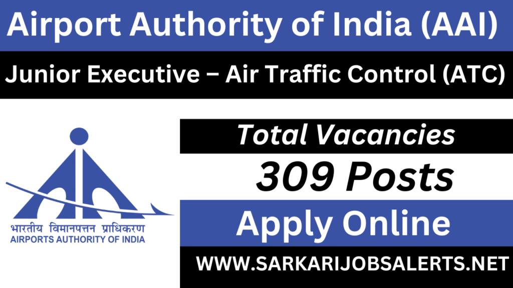 AAI Junior Executive ATC Recruitment 2025
