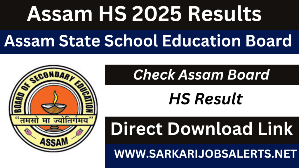 Assam HS 2025 Results