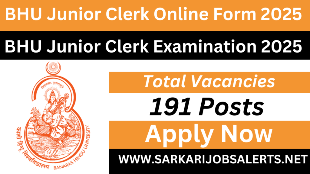 BHU Junior Clerk Recruitment 2025