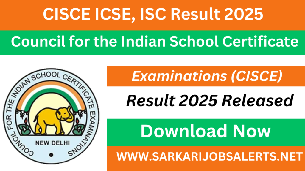 CISCE ICSE, ISC Result 2025