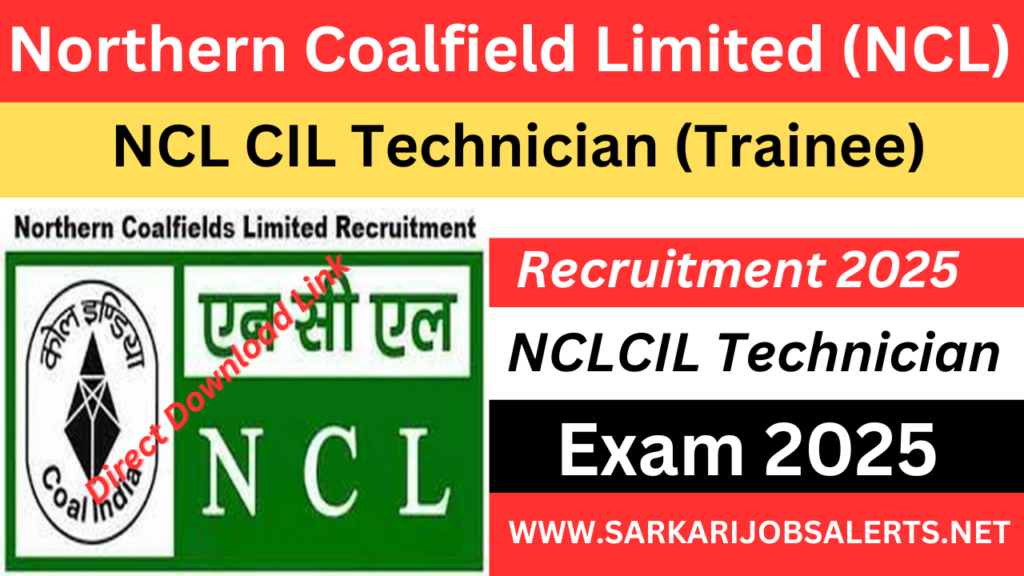 NCL CIL Technician Recruitment 2025