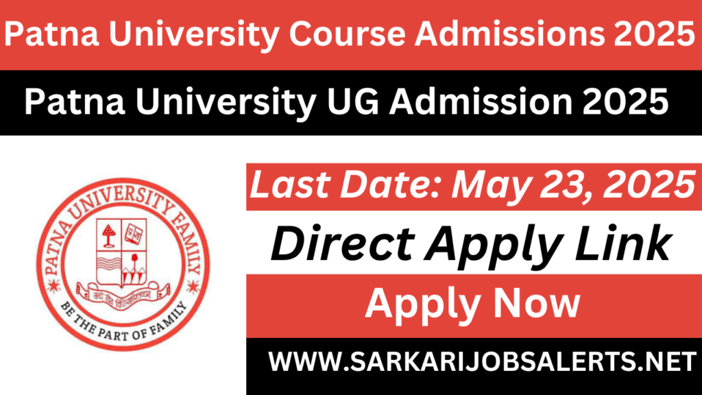 Patna University Course Admissions 2025