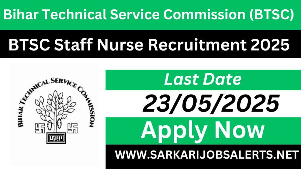 BTSC Staff Nurse Recruitment 2025